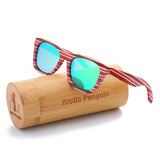 New Wayfarer Polarized Sunglasses for Men Vintage Wood Sun Glasses Women Eyewear