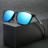 Men Polarized Sunglasses HD Driving Square Composite Frame B2425