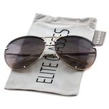 Aviator Poshe Oceanic Lens Twirl Metal Design Frames Sunglasses