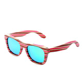 New Wayfarer Polarized Sunglasses for Men Vintage Wood Sun Glasses Women Eyewear
