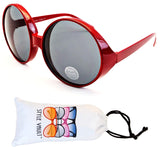 V3085-vp  2 1/2 Lens Crazy Round oversize Sunglasses