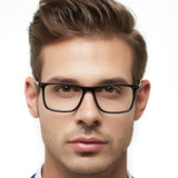 Optical Eyewear Non-prescription Eyeglasses Frame with Clear Lenses ATENE