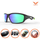 Polarized Sports Sunglasses for Men and Women, Fishing Baseball Golf Running Cycling Camping and Hiking Glasses V1701