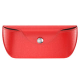 Eyeglass Case, Portable PU Leather Eye Glasses Carrying Case Hard Case Pouch Protector for Men & Women