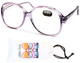 E3035-vp  Oversized Reading Eyeglasses