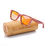 New Wayfarer Polarized Sunglasses for Men Vintage Wood Sun Glasses Women Eyewear