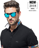 Men's Driving Polarized Wayfarer Sunglasses Al-Mg Metal Frame Ultra Light
