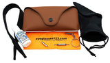Sunglasses Case, Suitable for Aviator, Wayfarer,Clubmaster Sunglasses, w/Free Accessories