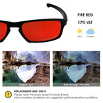 Anti-salt Polarized Replacement Lenses for Oakley Sliver