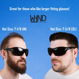 Polarized Large Motorcycle Riding Sunglasses Sports Wrap Glasses