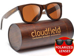 Wood Sunglasses Polarized for Men and Women - Bamboo Wooden Wayfarer Style