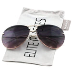 Aviator Poshe Oceanic Lens Twirl Metal Design Frames Sunglasses