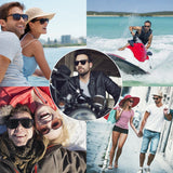 Polarized Sunglasses For Men Wayfarer Black Frame Shades Classic Sun Glasses
