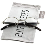 Elite WOOD Art Clear Lens Eyeglasses Unisex Vintage Fashion Oval Frame Glasses
