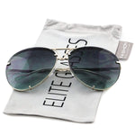 Aviator Poshe Oceanic Lens Twirl Metal Design Frames Sunglasses