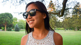 Miru Wayfarer Wood Sunglasses with Polarized Lenses