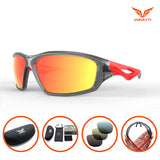 Polarized Sports Sunglasses for Men and Women, Fishing Baseball Golf Running Cycling Camping and Hiking Glasses V1701