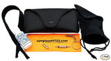 Sunglasses Case, Suitable for Aviator, Wayfarer,Clubmaster Sunglasses, w/Free Accessories