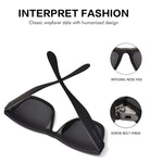 Wayfarer Polarized Sunglasses Men Women 58mm Len Plastic Frame