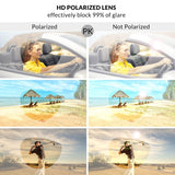 Polarized Sunglasses Women Men Metal Frame Retro Sunglasses