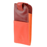 RB106 Soft Leather Eye Glasses Pouch / Sunglasses Case Holder