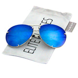 Aviator Poshe Oceanic Lens Twirl Metal Design Frames Sunglasses