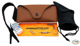 Sunglasses Case, Suitable for Aviator, Wayfarer,Clubmaster Sunglasses, w/Free Accessories