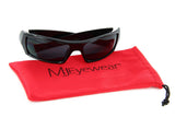 Men Sport Wrap Around Sunglasses Driving Motocycle Sport Golf Eyewear