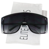OVERSIZED VINTAGE RETRO Huge Big MASK SHIELD Half Face Owen Style SUNGLASSES