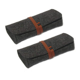 Felt Eyeglass Case,2 Pack Sunglasses Pouch