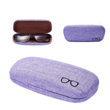 Linen Fabrics Ultra-Light Hard Myopia Eyeglasses Glasses Case