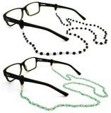 Czech Beads & Chains, Eyeglass Retainer, Assortment(1), 2pk mix, w/Cloth & Screwdriver