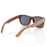 Walnut Wood Wooden Polarized Sunglasses Natural Floating Light Frames W/Pouch