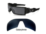Galaxy Replacement Lenses For Oakley Oil Rig Sunglasses Black Polarized