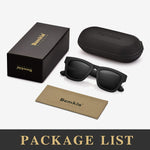 Wayfarer Polarized Sunglasses Men Women 58mm Len Plastic Frame