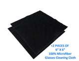 Slip in eyeglasses pouch & reader pouch small medium & large frames w/cloth