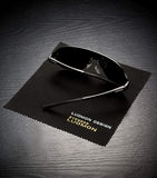 Men's Polarized Shield Sunglasses with Semi Rimless Unbreakable Frame LM061