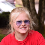 Aviator Sunglasses For Kids Boys And Girls Gradient Lens Glasses UV Protection