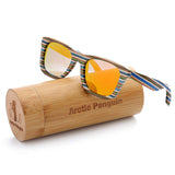 New Wayfarer Polarized Sunglasses for Men Vintage Wood Sun Glasses Women Eyewear