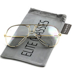 Aviator Poshe Oceanic Lens Twirl Metal Design Frames Sunglasses