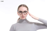 Vintage Inspired Clear Lens Round Horned Rim reading glasses Superlight
