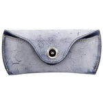 Unisex Handmade Vegetable Tanned Leather Hard Eyeglass Case Sunglasses Holder