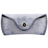 Unisex Handmade Vegetable Tanned Leather Hard Eyeglass Case Sunglasses Holder