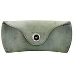 Unisex Handmade Vegetable Tanned Leather Hard Eyeglass Case Sunglasses Holder