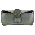 Unisex Handmade Vegetable Tanned Leather Hard Eyeglass Case Sunglasses Holder