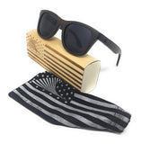 Polarized & Floating Wayfarer Style Bamboo Wood Sunglasses | Loudmouth Patriot