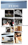 Semi Rimless Clubmaster Sunglasses for men- Half Frame Polarized Classic With Box  FD4003