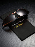 LM3129 70mm Polarized Wrap-Around Sport Sunglasses