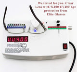 Elite WOOD Art Clear Lens Eyeglasses Unisex Vintage Fashion Oval Frame Glasses