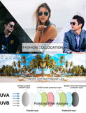 Classic Large Metal Frame Polarized Lens Aviator Sunglasses with Gift Box